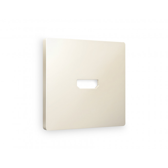 AP3340 Лицевая панель ALFA (Бежевый матовый) для HDMI розетки QUANT