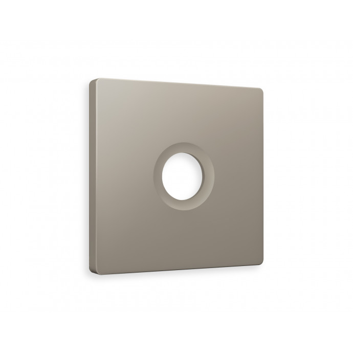 AP3730 Лицевая панель ALFA (Серо-бежевый матовый) для TV розетки QUANT