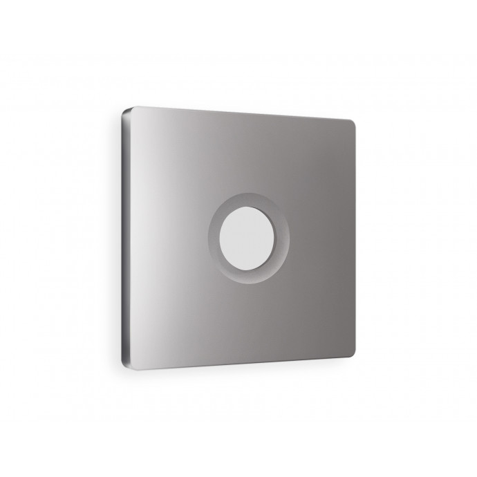 AP5130 Лицевая панель ALFA (Сталь матовый) для TV розетки QUANT