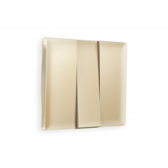 AP6050 Лицевая панель ALFA (Шампань) для 3-кл выключателей QUANT