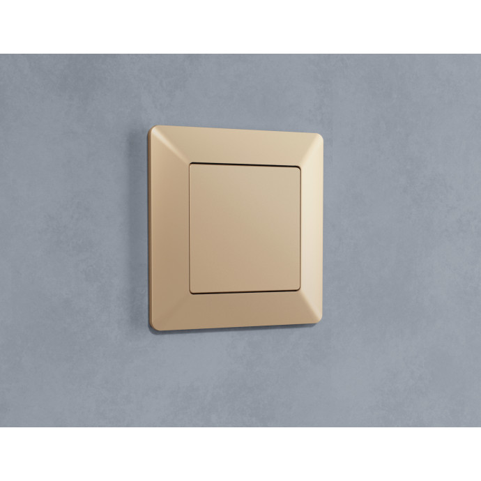 AP6160 Лицевая панель ALFA (Шампань) заглушка для суппорта QUANT