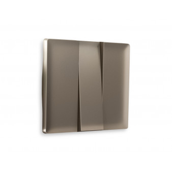 AP6350 Лицевая панель ALFA (Темная бронза матовый) для 3-кл выключателей QUANT