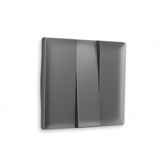 AP6550 Лицевая панель ALFA (Антрацит серый) для 3-кл выключателей QUANT