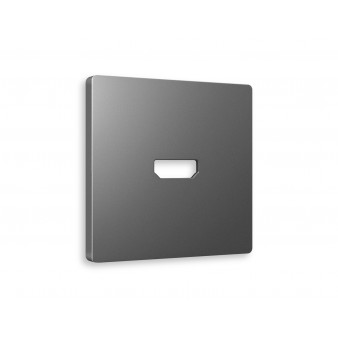 AP6640 Лицевая панель ALFA (Антрацит серый) для HDMI розетки QUANT