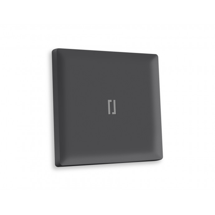AP9020 Лицевая панель ALFA (Графит Мягкое касание) для 1-кл выключателей с подсветкой QUANT