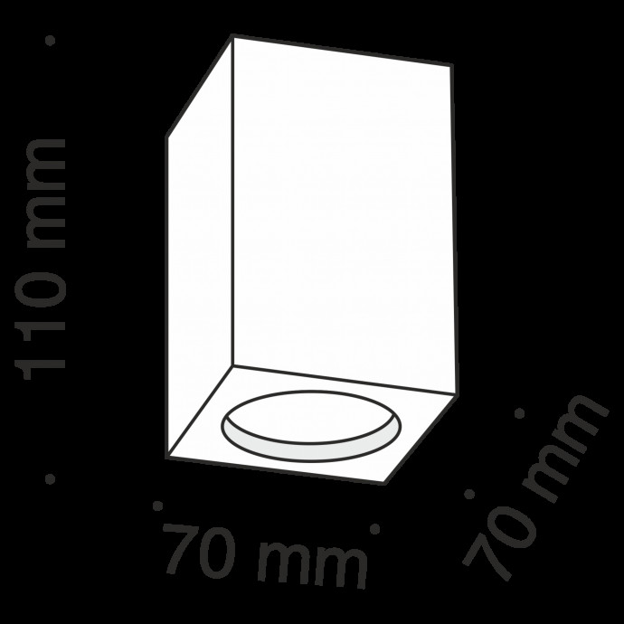 Потолочный светильник Technical C005CW-01W