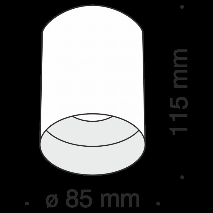 Потолочный светильник Technical C014CL-01B