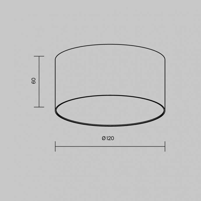 Потолочный светильник Technical C032CL-12W4K-RD-B