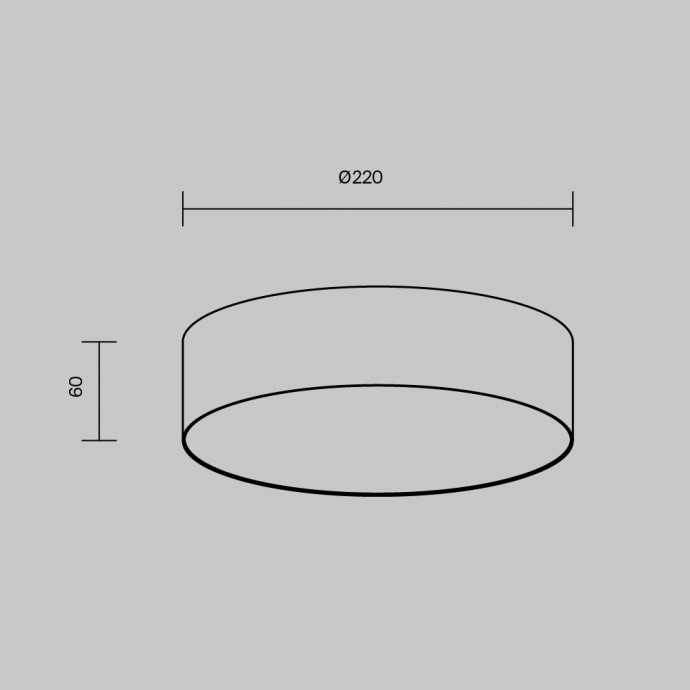 Потолочный светильник Maytoni Ceiling & Wall C032CL-24W4K-RD-B