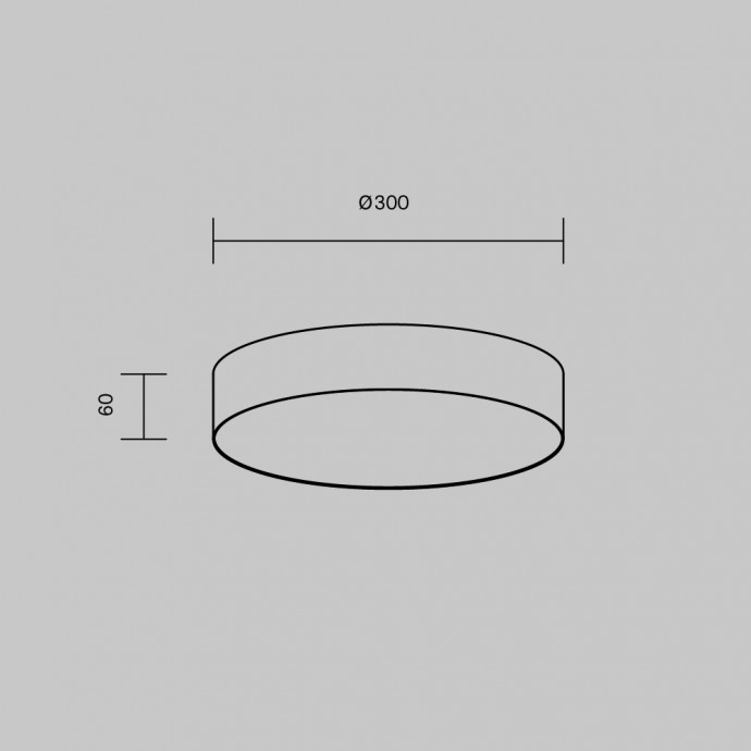 Потолочный светильник Technical C032CL-36W3K-RD-B