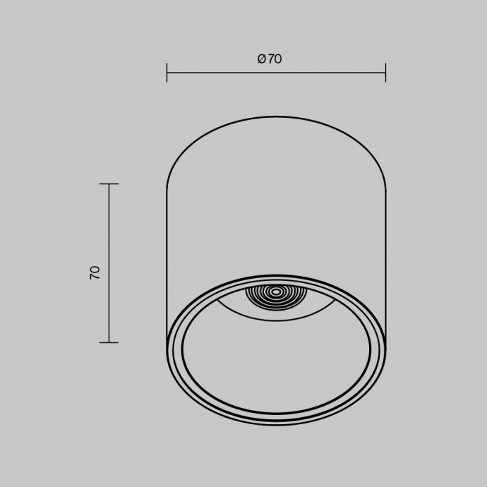 Потолочный светильник Maytoni Ceiling & Wall C064CL-L12W4K