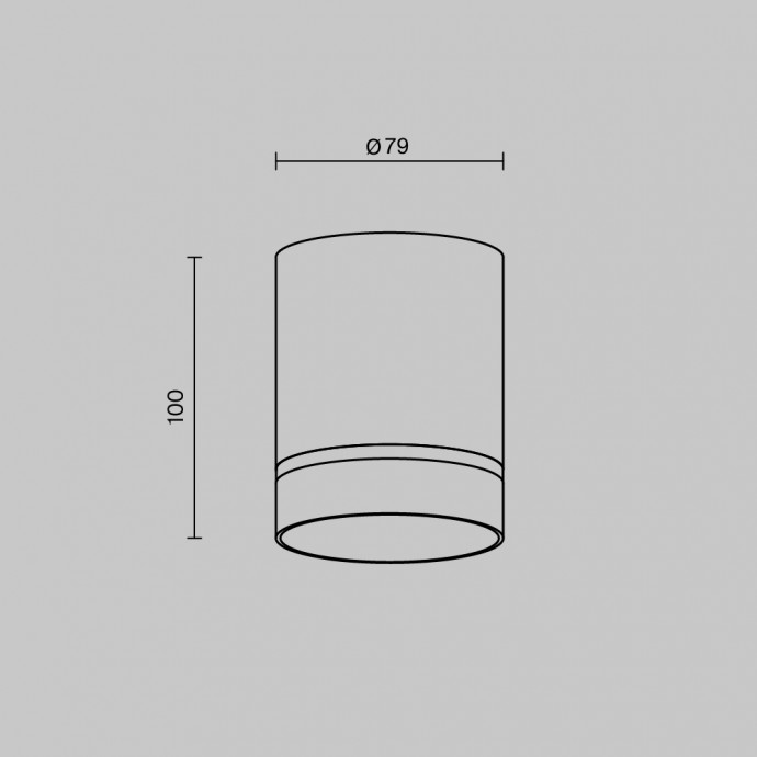 Потолочный светильник Technical C085CL-9W3K-W