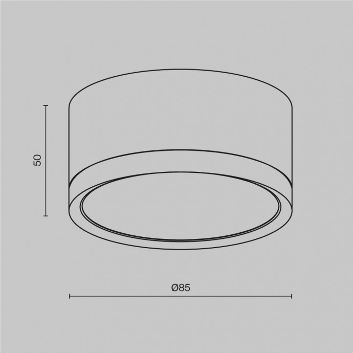 Потолочный светильник Maytoni Ceiling & Wall C086CL-GX53-SRD-BW