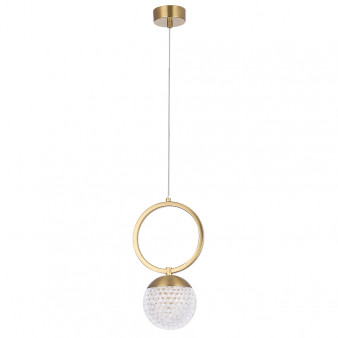 Светильник подвесной Crystal Lux CAROLINA SP1 V1 BRASS