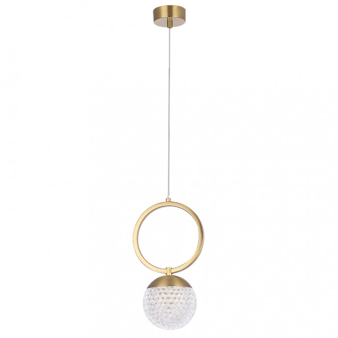 Светильник подвесной Crystal Lux CAROLINA SP1 V1 BRASS