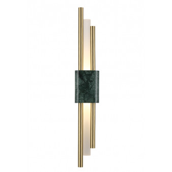 Бра Crystal Lux CARTA AP6W LED GREEN/BRASS