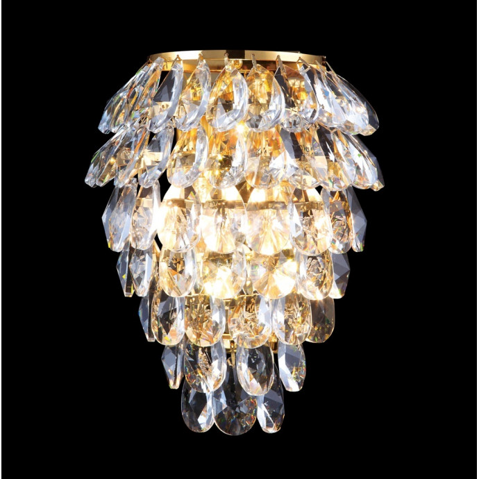 Бра Crystal Lux CHARME CHARME AP3 GOLD/TRANSPARENT
