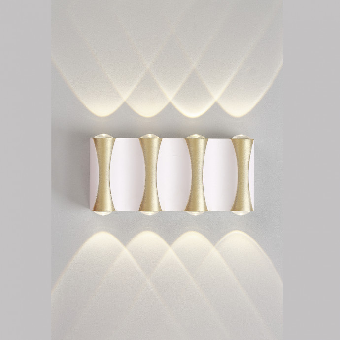 Бра Crystal Lux CLT 022W4 WH-GO 4000K