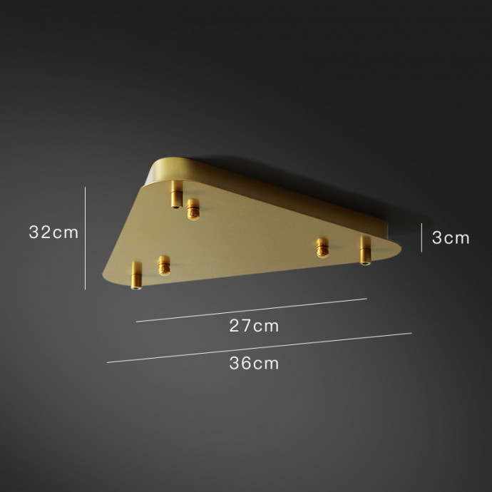 Потолочное Крепление Из Металла Треугольной Формы Ceiling Mount 7 White By Imperiumloft
