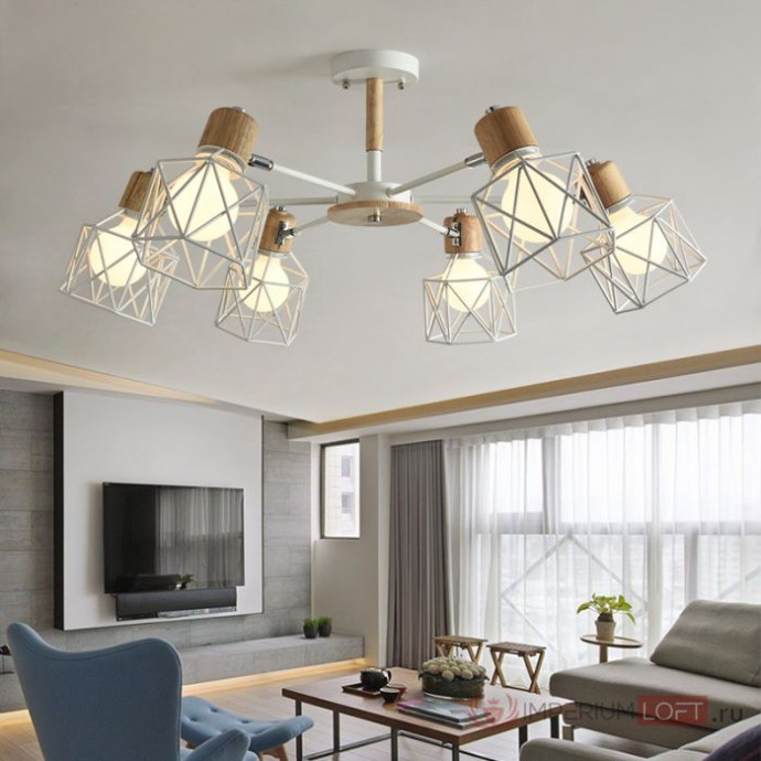 Потолочная Люстра Corf B3 Champagne 6 Lamps By Imperiumloft