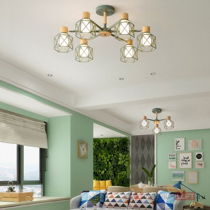 Потолочная Люстра Corf B3 Champagne 6 Lamps By Imperiumloft