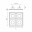 Комплект из светильников и рамки DOMINO Domino Lightstar D54606070707