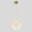 Светильник подвесной Crystal Lux DIEGO SP25W LED BRASS