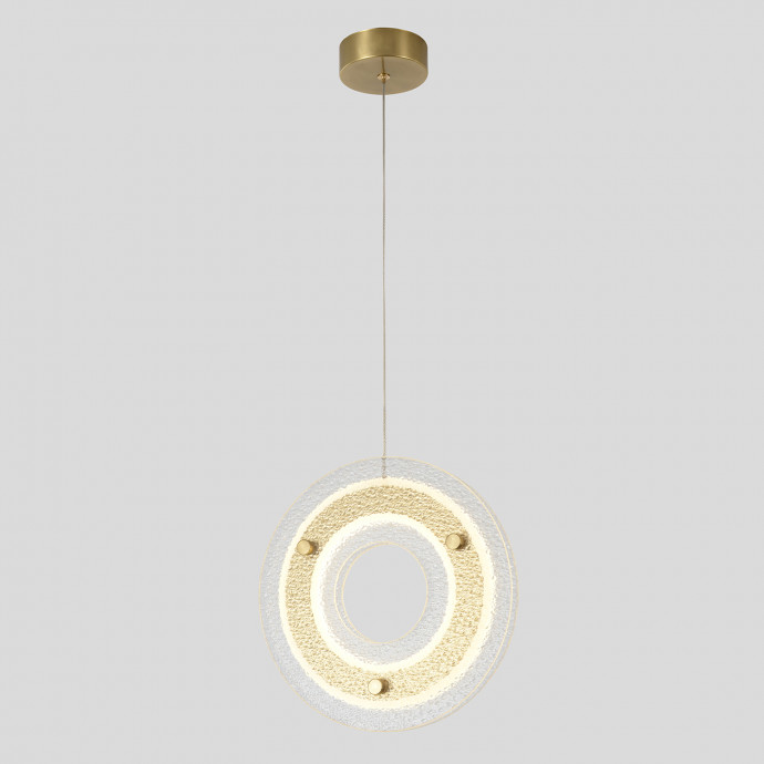 Светильник подвесной Crystal Lux DIEGO SP25W LED BRASS