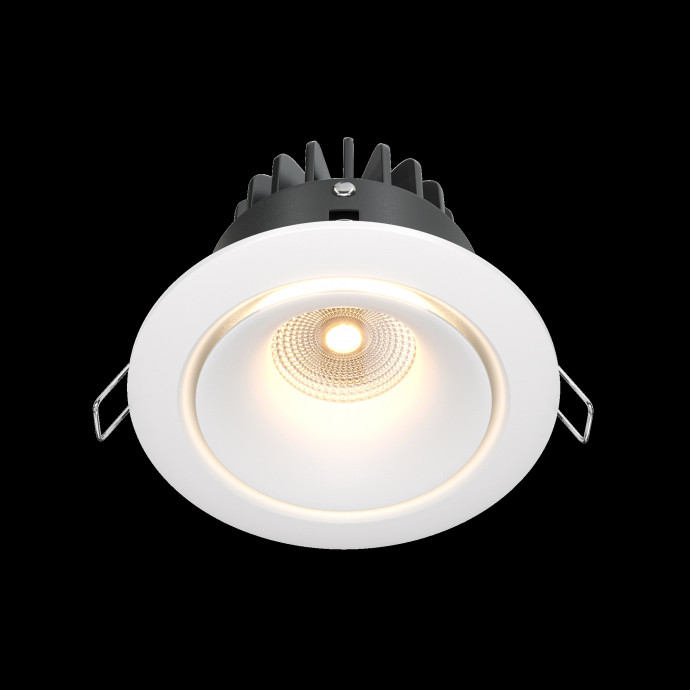 Встраиваемый светильник Maytoni Downlight DL031-L12W3K-D-W