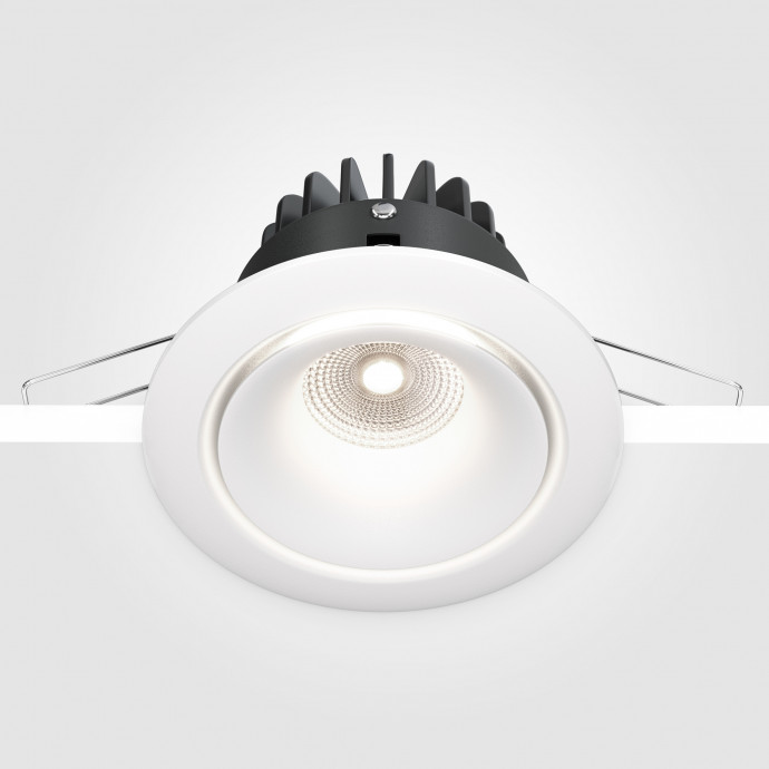 Встраиваемый светильник Maytoni Downlight DL031-L12W4K-D-W