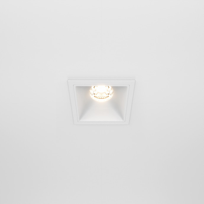Встраиваемый светильник Maytoni Downlight DL043-01-10W3K-D-SQ-W
