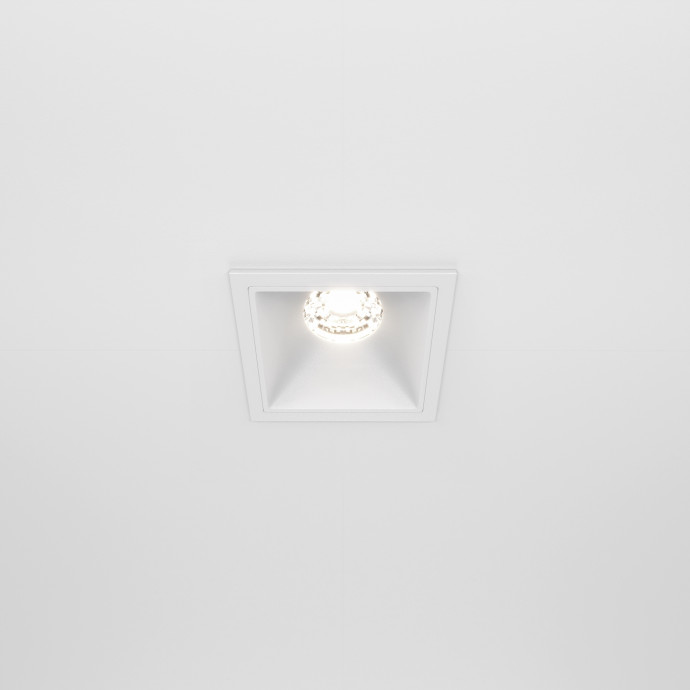 Встраиваемый светильник Maytoni Downlight DL043-01-10W4K-D-SQ-W