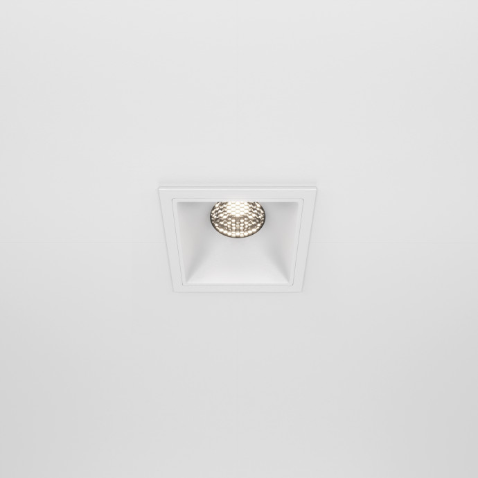 Встраиваемый светильник Maytoni Downlight DL043-01-10W4K-D-SQ-W