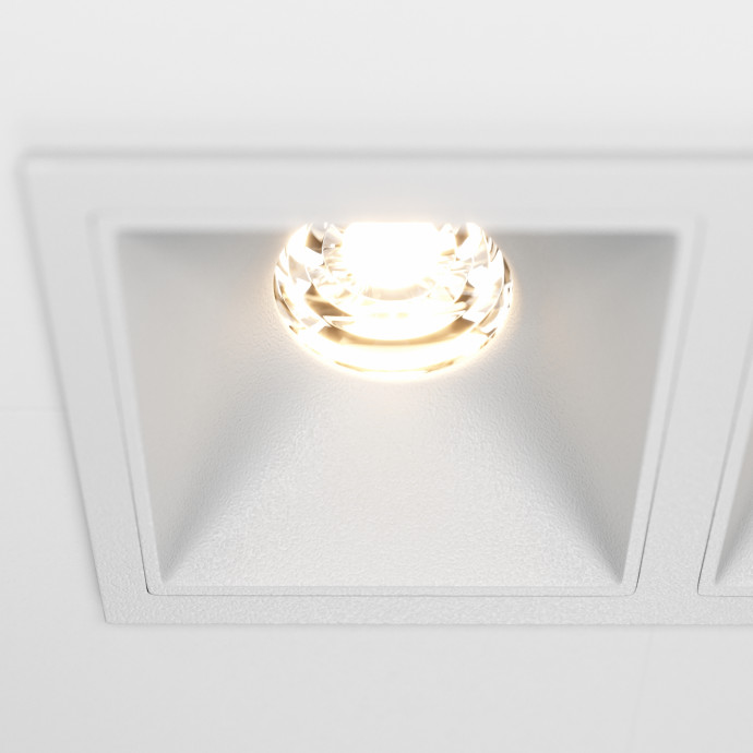 Встраиваемый светильник Maytoni Downlight DL043-02-10W3K-D-SQ-W