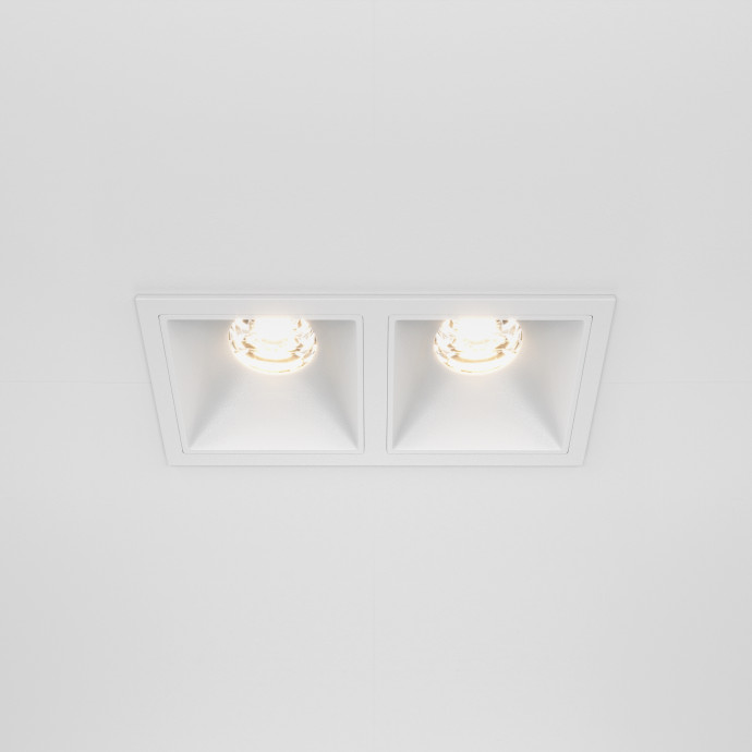 Встраиваемый светильник Maytoni Downlight DL043-02-10W3K-SQ-W