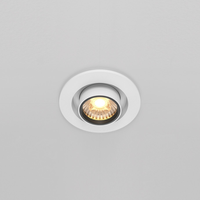 Встраиваемый светильник Maytoni Downlight DL045-01-10W3K-W