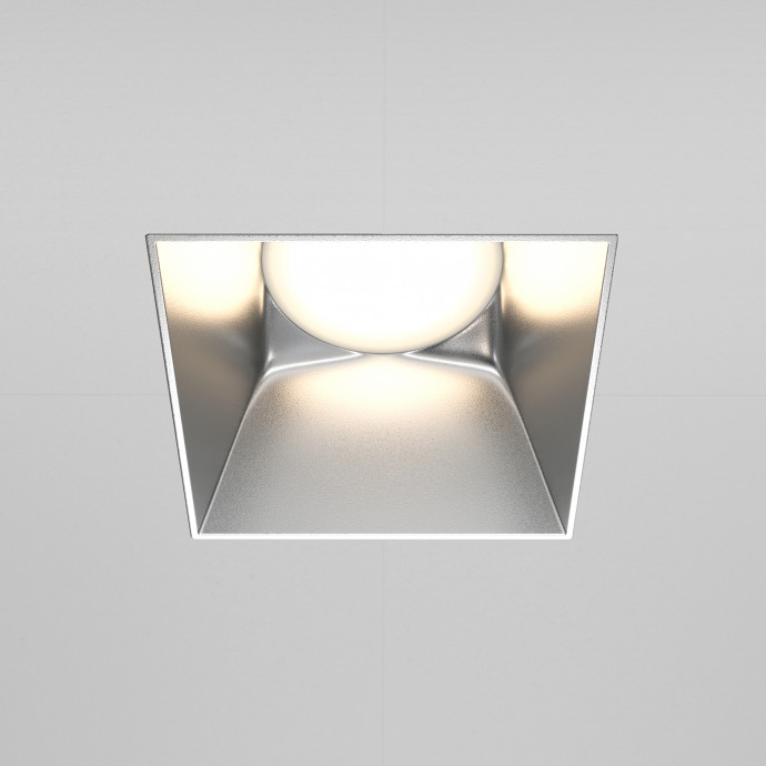 Встраиваемый светильник Maytoni Downlight DL051-01-GU10-SQ-WS