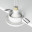 Встраиваемый светильник Maytoni Downlight DL083-01-GU10-RD-W