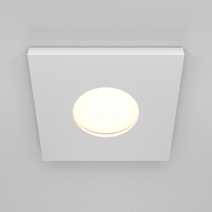 Встраиваемый светильник Maytoni Downlight DL083-01-GU10-SQ-W