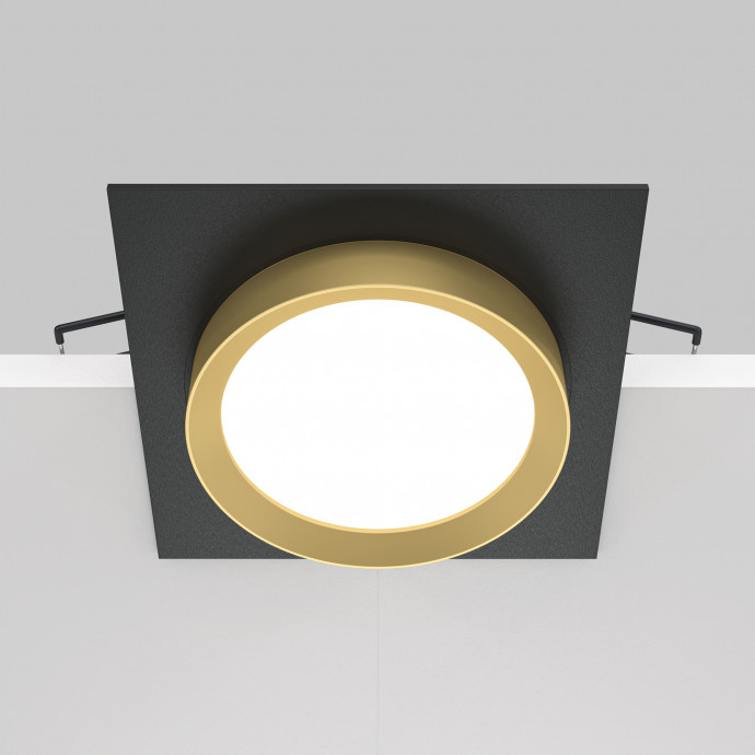 Встраиваемый светильник Maytoni Downlight DL086-GX53-SQ-BG