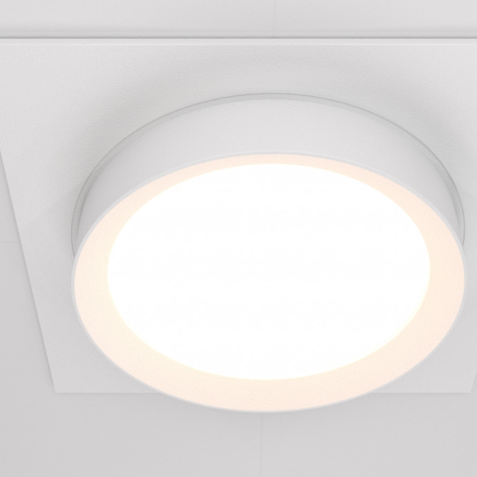 Встраиваемый светильник Maytoni Downlight DL086-GX53-SQ-W