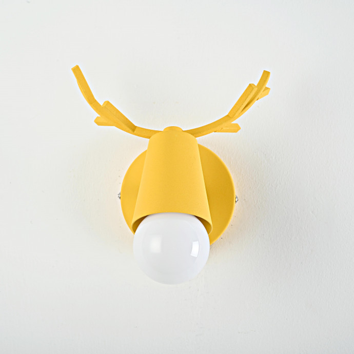 Бра С Рожками Deer A Switch White/Light Wood By Imperiumloft