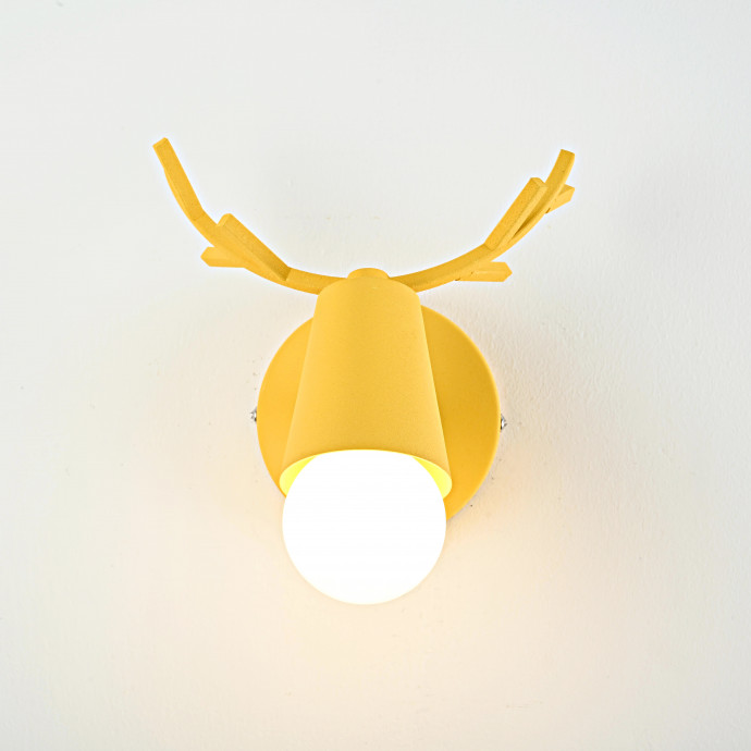 Бра С Рожками Deer A Switch White/Light Wood By Imperiumloft