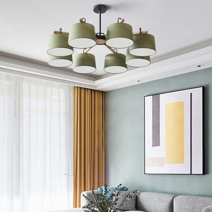 Потолочная Люстра На Штанге Even 8 Olive By Imperiumloft