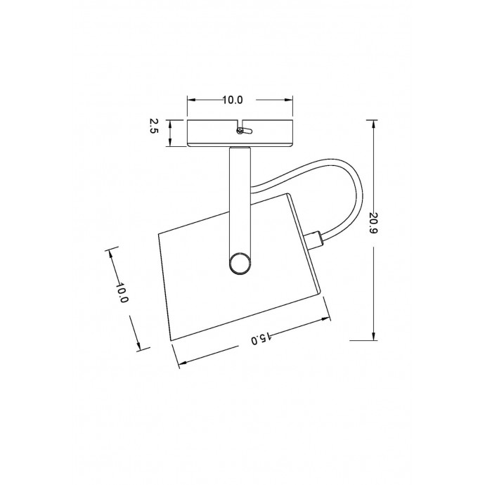 Настенный светильник (бра) Freya FR4004WL-01WB