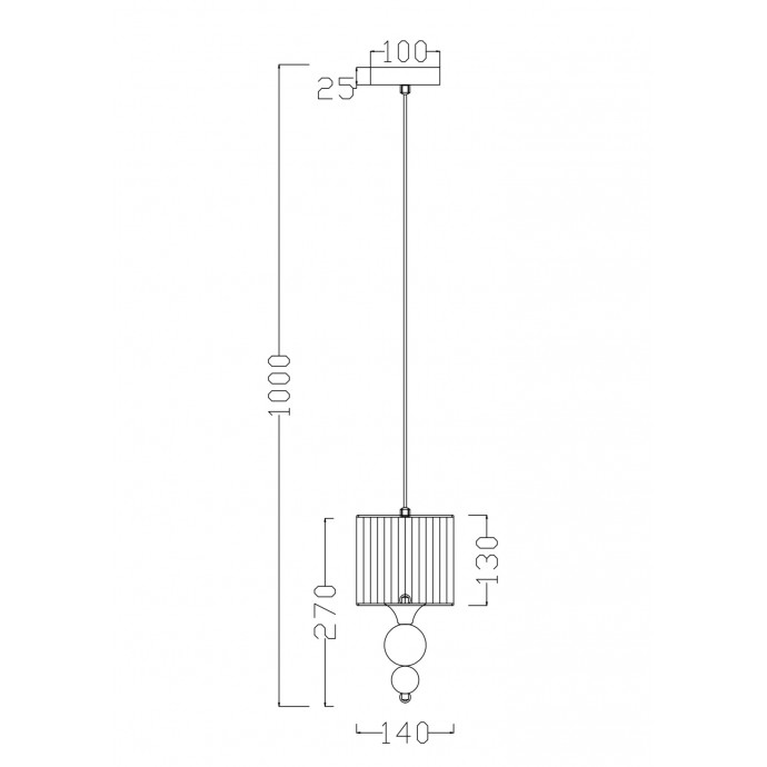 Подвесной светильник Freya Modern FR5093PL-01CH