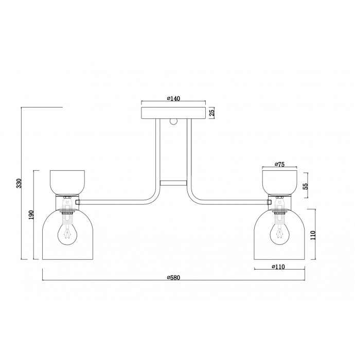 Люстра подвесная Freya Modern FR5094PL-05G