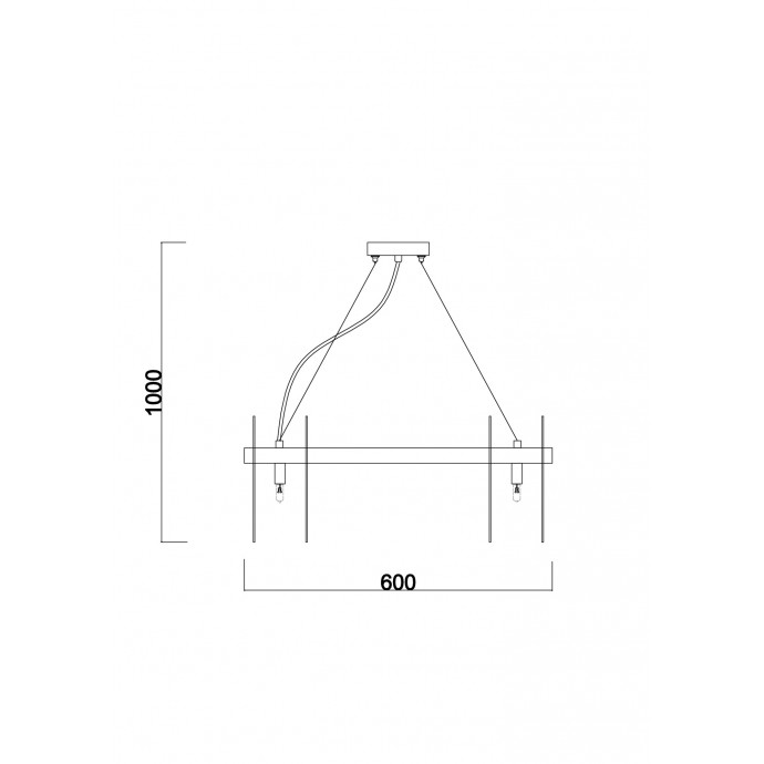 Подвесной светильник Freya Modern FR5141PL-10BS