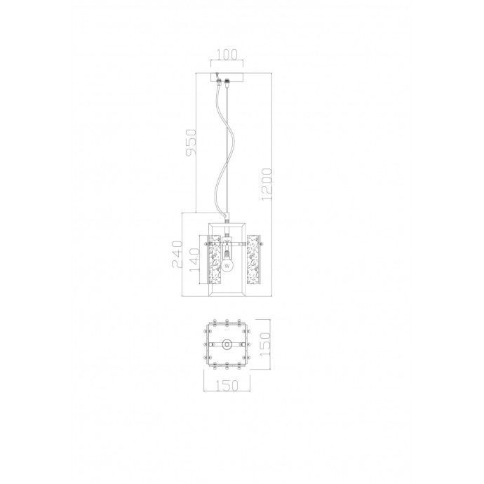 Подвесной светильник Freya Modern FR5166PL-01BS