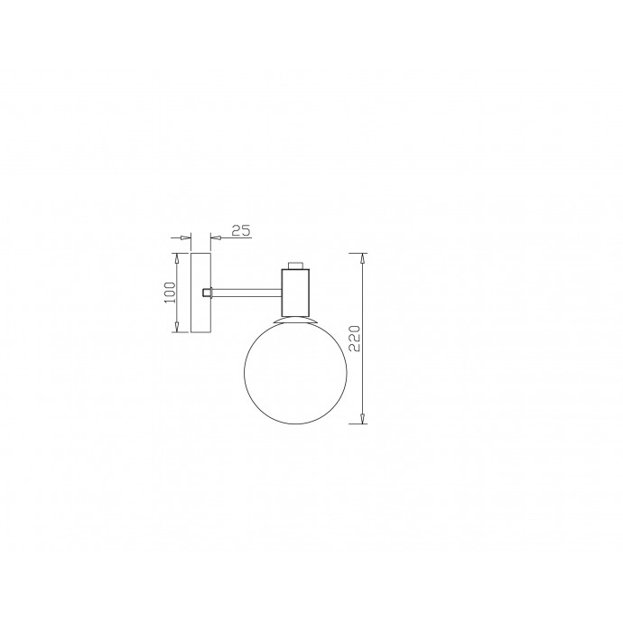 Бра Freya Modern FR5175WL-01BS